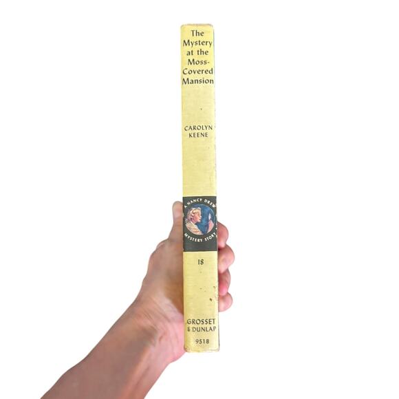 VTG 1941 Nancy Drew #18 Mystery at the Moss-Covered Mansion Book - Picture 5 of 5